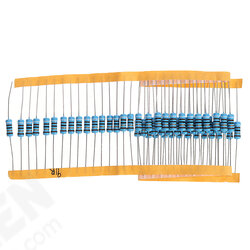 50pcs 1W 91R Metal Film Resistor 1% 91 ohm Resistance 50pcs 1W 91R Metal Film Resistor 1% 91 ohm Resistance