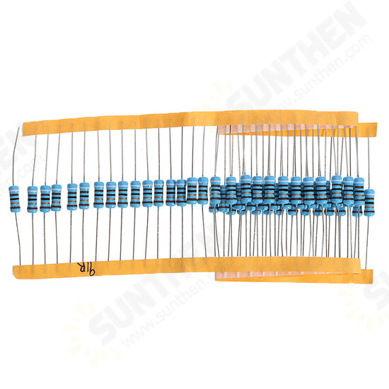 50pcs 1W 91R Metal Film Resistor 1% 91 ohm Resistance