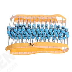 50pcs 1W 91R Metal Film Resistor 1% 91 ohm Resistance 50pcs 1W 91R Metal Film Resistor 1% 91 ohm Resistance