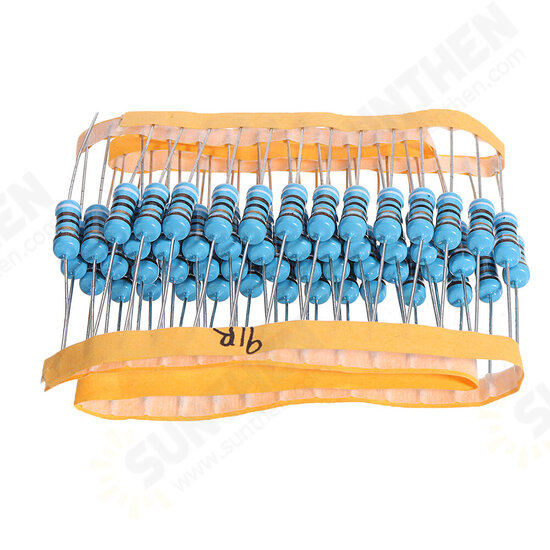 50pcs 1W 91R Metal Film Resistor 1% 91 ohm Resistance