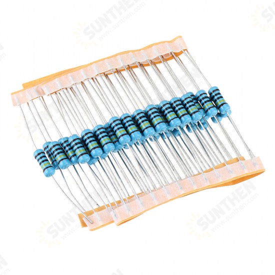 50pcs 1W Metal Film Resistor 1% 1M ohm