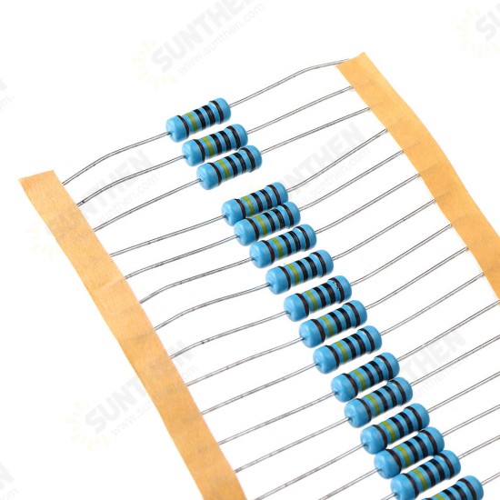 50pcs 1W Metal Film Resistor 1% 1M ohm