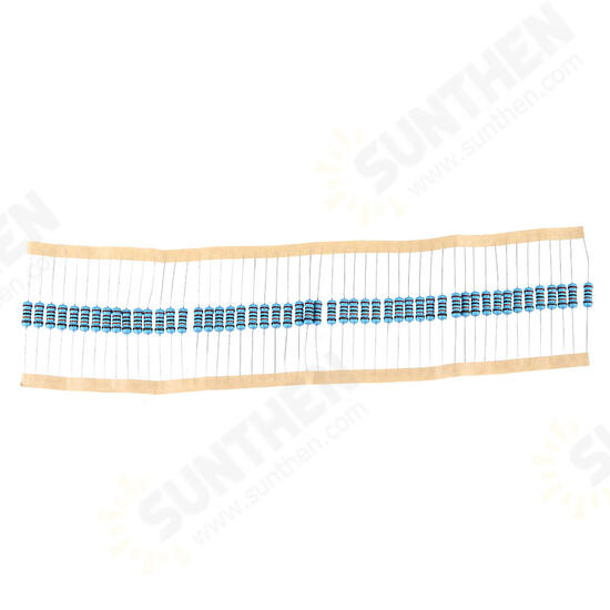 50pcs 1W Metal Film Resistor 1% 220K ohm