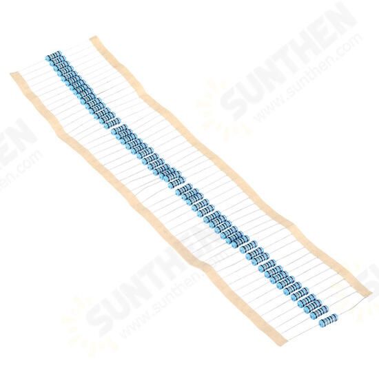 50pcs 1W Metal Film Resistor 1% 220K ohm