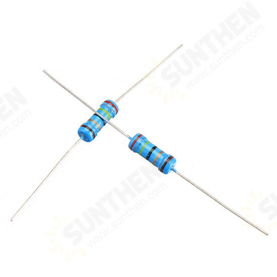 50pcs 1W Metal Film Resistor 1% 24 ohm
