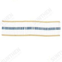 50pcs 1W Metal Film Resistor 1% 2K ohm