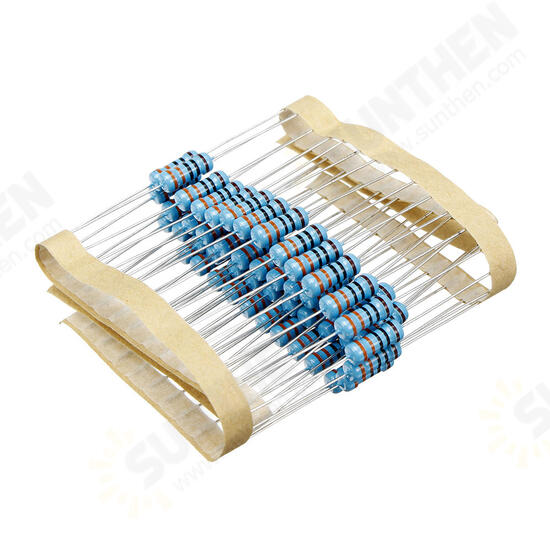 50pcs 1W Metal Film Resistor 1% 330 ohm