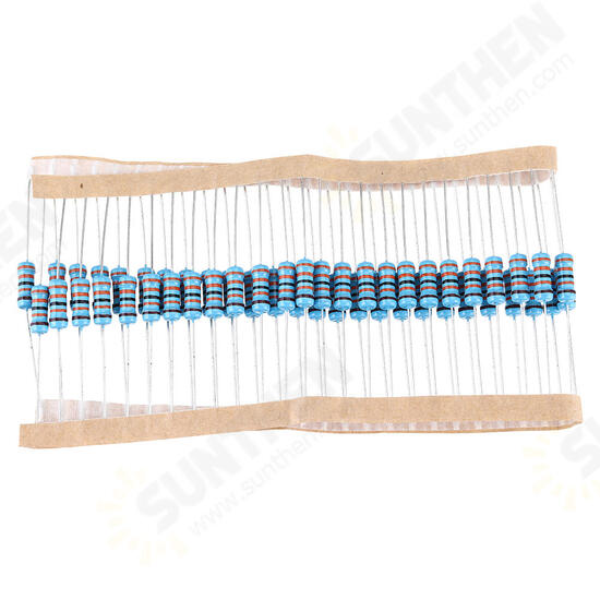 50pcs 1W Metal Film Resistor 1% 330K ohm