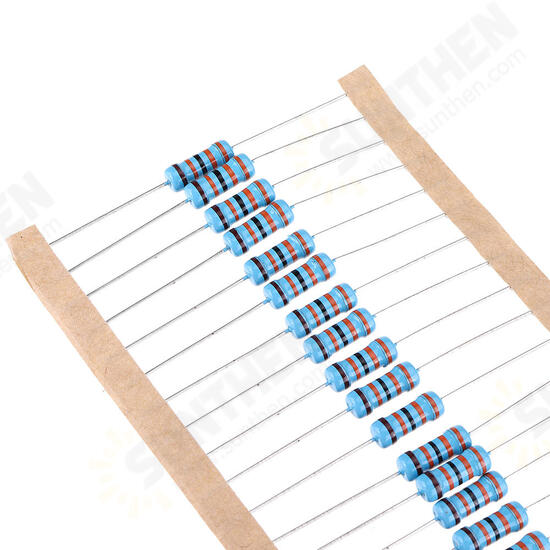 50pcs 1W Metal Film Resistor 1% 330K ohm