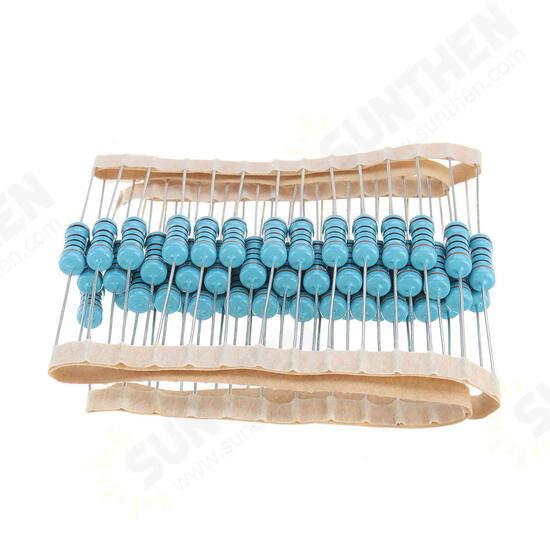 50pcs 1W Metal Film Resistor 1% 3K ohm