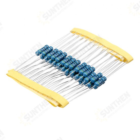 50pcs 1W Metal Film Resistor 1% 470 ohm