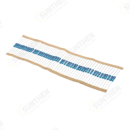 50pcs 1W Metal Film Resistor 1% 470K ohm