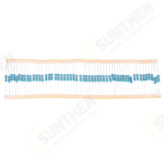 50pcs 1W Metal Film Resistor 1% 510K ohm