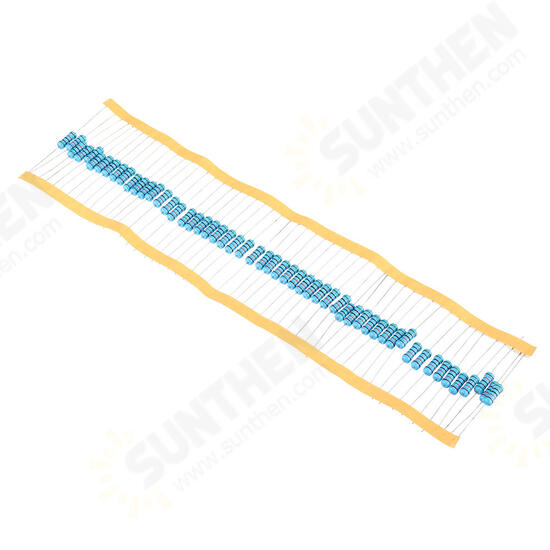 50pcs 1W Metal Film Resistor 1% 510K ohm