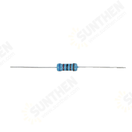 50pcs 1W Metal Film Resistor 1% 6.2K ohm Resistance