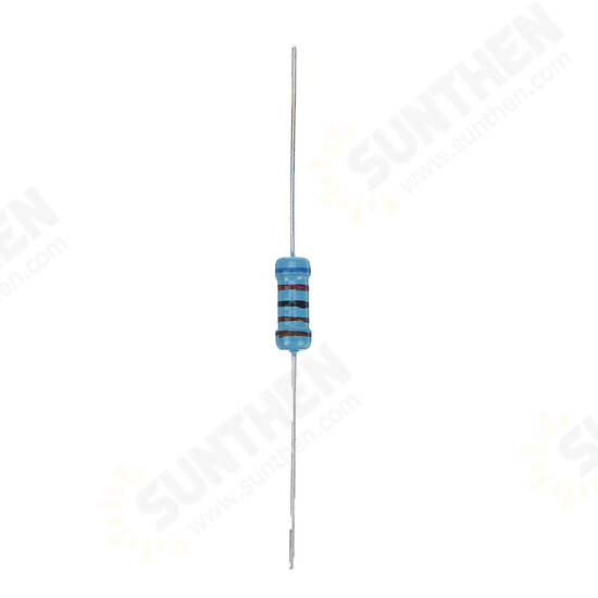 50pcs 1W Metal Film Resistor 1% 6.2K ohm Resistance