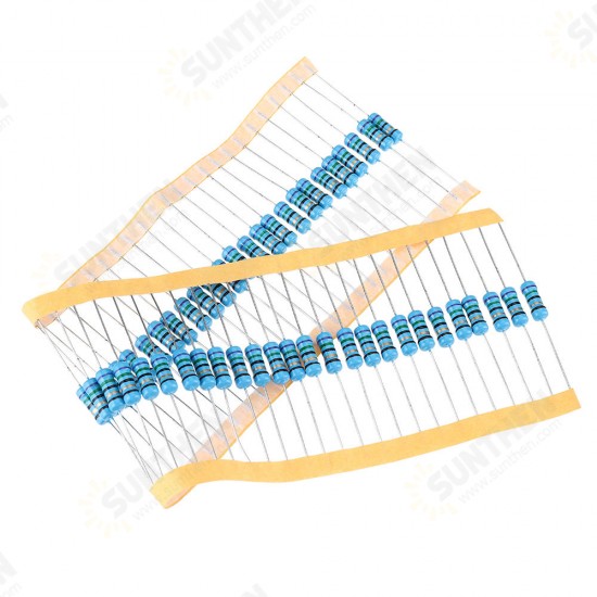 50pcs 1W Metal Film Resistor 1% 75 ohm