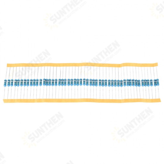 50pcs 1W Metal Film Resistor 1% 75 ohm