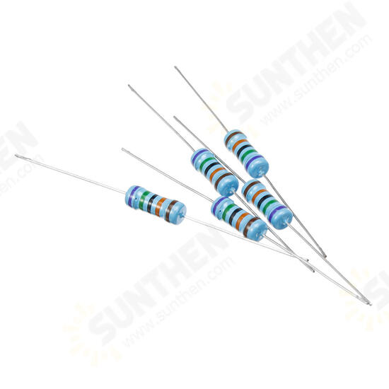 50pcs 1W Metal Film Resistor 1% 750K ohm