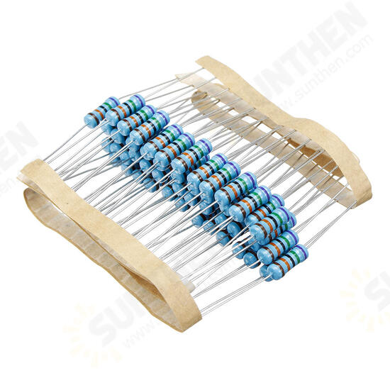 50pcs 1W Metal Film Resistor 1% 750K ohm