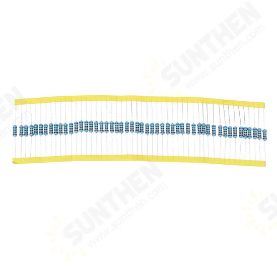50pcs 1W Metal Film Resistor 1% 75K ohm