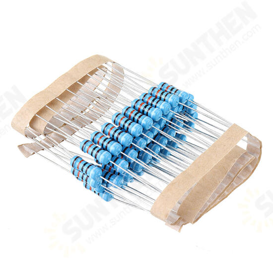 50pcs 1W Metal Film Resistor 1% 910K ohm