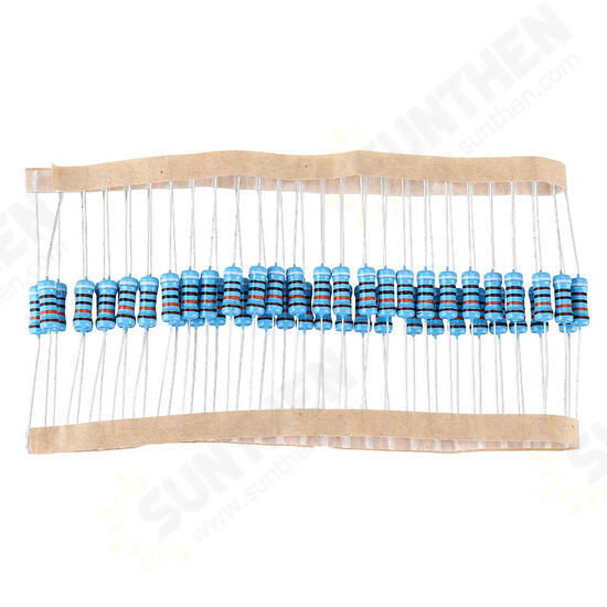 50pcs 1W Metal Film Resistor 1% 910K ohm