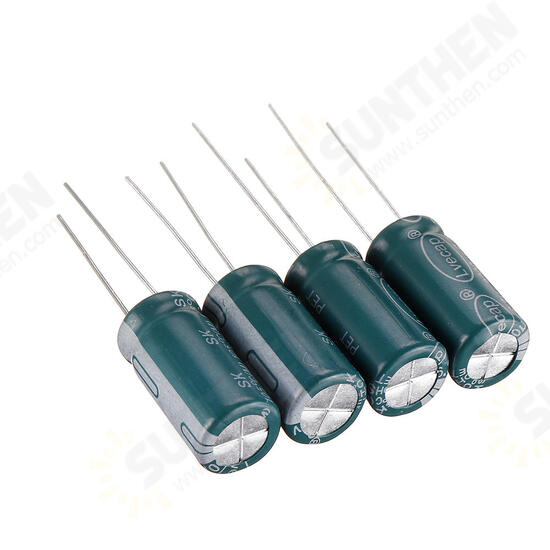 50pcs 6.3V 2200UF 10x20MM High Frequency Low ESR Radial Electrolytic Capacitor