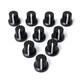 50pcs 6mm Shaft Hole Dia Plastic Threaded knurled Potentiometer Button Cap 50pcs 6mm Shaft Hole Dia Plastic Threaded knurled Potentiometer Button Cap