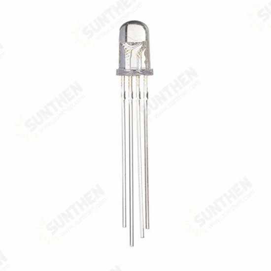 50pcs LED RGB Common Cathode 4-Pin F5 5MM Diode 50pcs LED RGB Common Cathode 4-Pin F5 5MM Diode