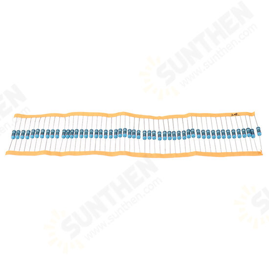 50pcs/pack 1W Metal Film Resistor 1% 20R 20 ohm