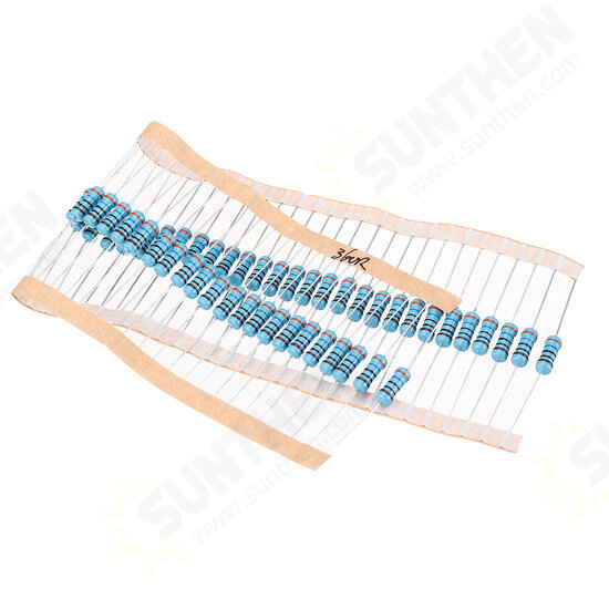 50pcs/pack 1W Metal Film Resistor 1% 360R 360ohm