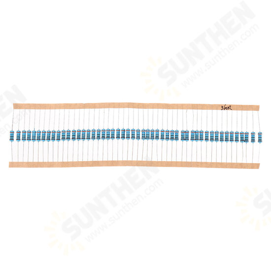 50pcs/pack 1W Metal Film Resistor 1% 360R 360ohm
