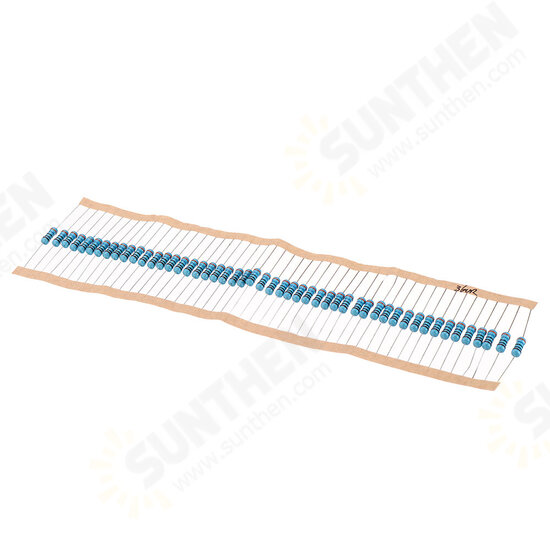50pcs/pack 1W Metal Film Resistor 1% 360R 360ohm