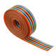 5M 1.27mm Pitch Ribbon Cable 20P Flat Color Rainbow Ribbon Cable Wire Rainbow Cable