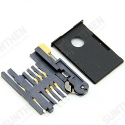 5PCS 91228-3001 6Pin Push Rod Drawer Type SIM Card Holder with Card Holder 5PCS 91228-3001 6Pin Push Rod Drawer Type SIM Card Holder with Card Holder