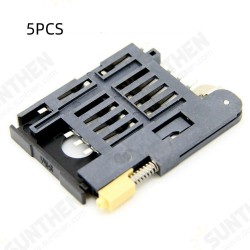 5PCS 91228-3001 6Pin Push Rod Drawer Type SIM Card Holder with Card Holder 5PCS 91228-3001 6Pin Push Rod Drawer Type SIM Card Holder with Card Holder