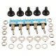 5Pcs 125V 6A ON/ON 3 Pin SPDT Toggle Switch With Waterproof Cover Cap 5Pcs 125V 6A ON/ON 3 Pin SPDT Toggle Switch With Waterproof Cover Cap