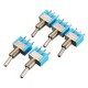 5Pcs 125V 6A ON/ON 3 Pin SPDT Toggle Switch With Waterproof Cover Cap 5Pcs 125V 6A ON/ON 3 Pin SPDT Toggle Switch With Waterproof Cover Cap