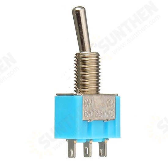 5Pcs 125V 6A ON/ON 3 Pin SPDT Toggle Switch With Waterproof Cover Cap 5Pcs 125V 6A ON/ON 3 Pin SPDT Toggle Switch With Waterproof Cover Cap
