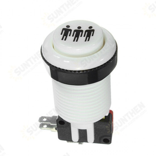 5V Arcade Push Button Durable Long Switch Multicolor 5V Arcade Push Button Durable Long Switch Multicolor