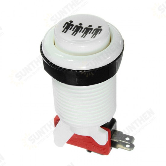 5V Arcade Push Button Durable Long Switch Multicolor