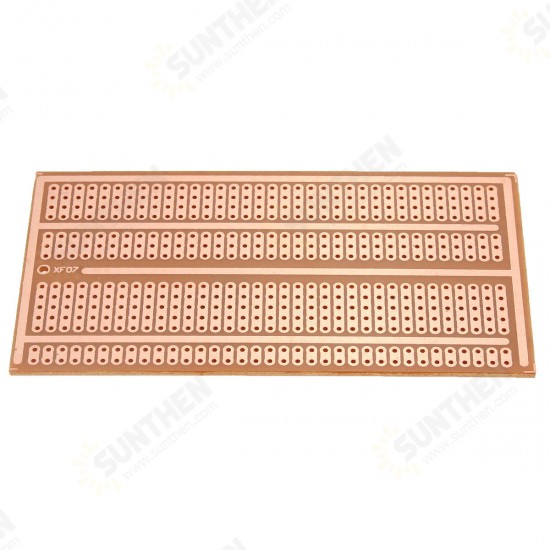 5pcs 5X10cm Single Side Copper Prototype Paper PCB Breadboard 2-3-5 Joint Hole