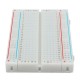 5pcs 8.5 x 5.5cm White 400 Holes Solderless Breadboard For