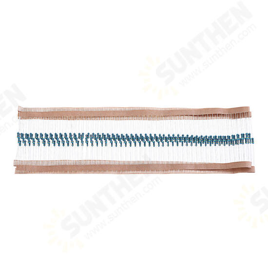 600pcs 1/4W 470 ohm Resistor +/- 1% ROHS1/4w 470R ohm Metal Film Resistors / 0.25W Watt Color Ring Resistance Carbon Film