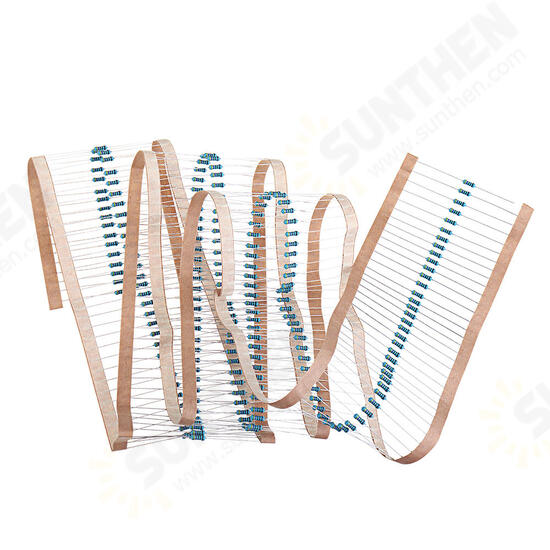 600pcs 1/4W 470 ohm Resistor +/- 1% ROHS1/4w 470R ohm Metal Film Resistors / 0.25W Watt Color Ring Resistance Carbon Film