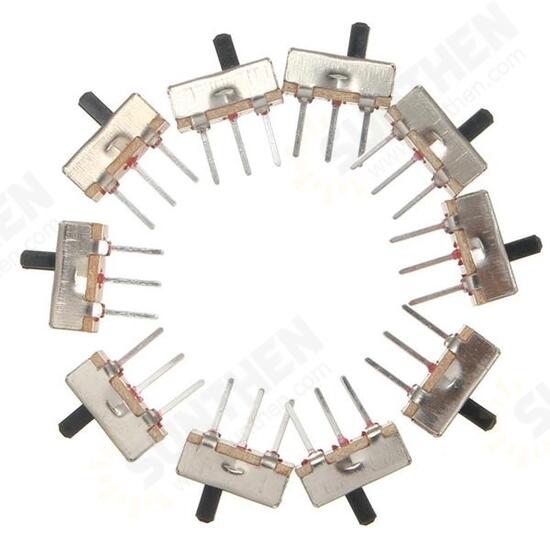 600pcs SS12D00G3 2 Position SPDT 1P2T 3 Pin PCB Fixture Panel Mini Vertical Slide Switch