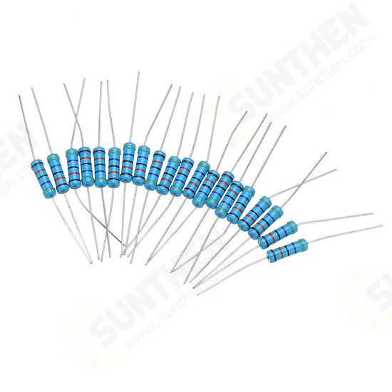 60pcs 2W Metal Film Resistor Resistance 1% 470K ohm Resistor