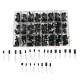 630pcs/set 24 Values High Frequency Electrolytic Capacitor Kit Set 0.1UF-1000UF Aluminum Capacitors for DIY Project Experiments 630pcs/set 24 Values High Frequency Electrolytic Capacitor Kit Set 0.1UF-1000UF Aluminum Capacitors for DIY Project Experiments