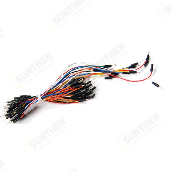 65pcs Male To Male Breadboard Wires Jumper Cable Dupont Wire Bread Board Wires